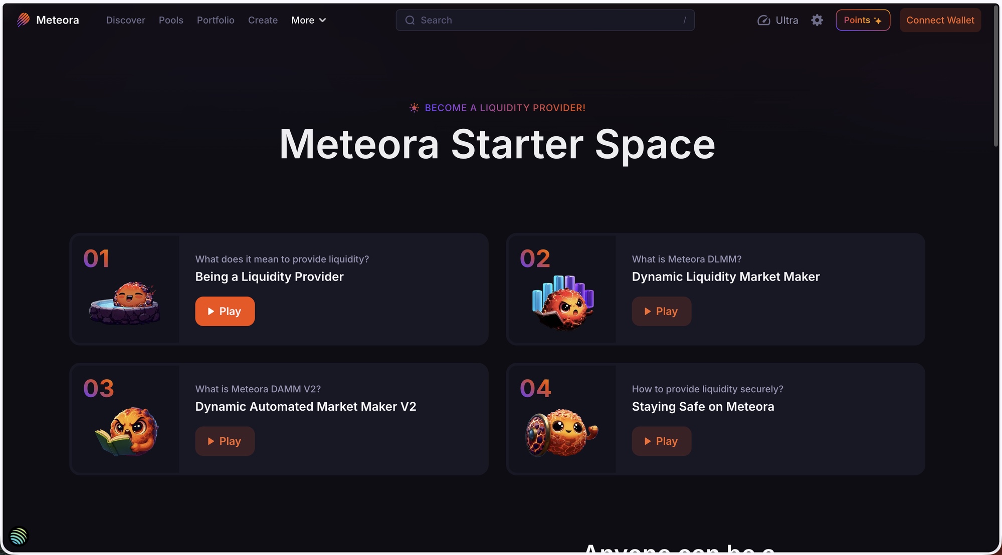 Meteora Starter Space
