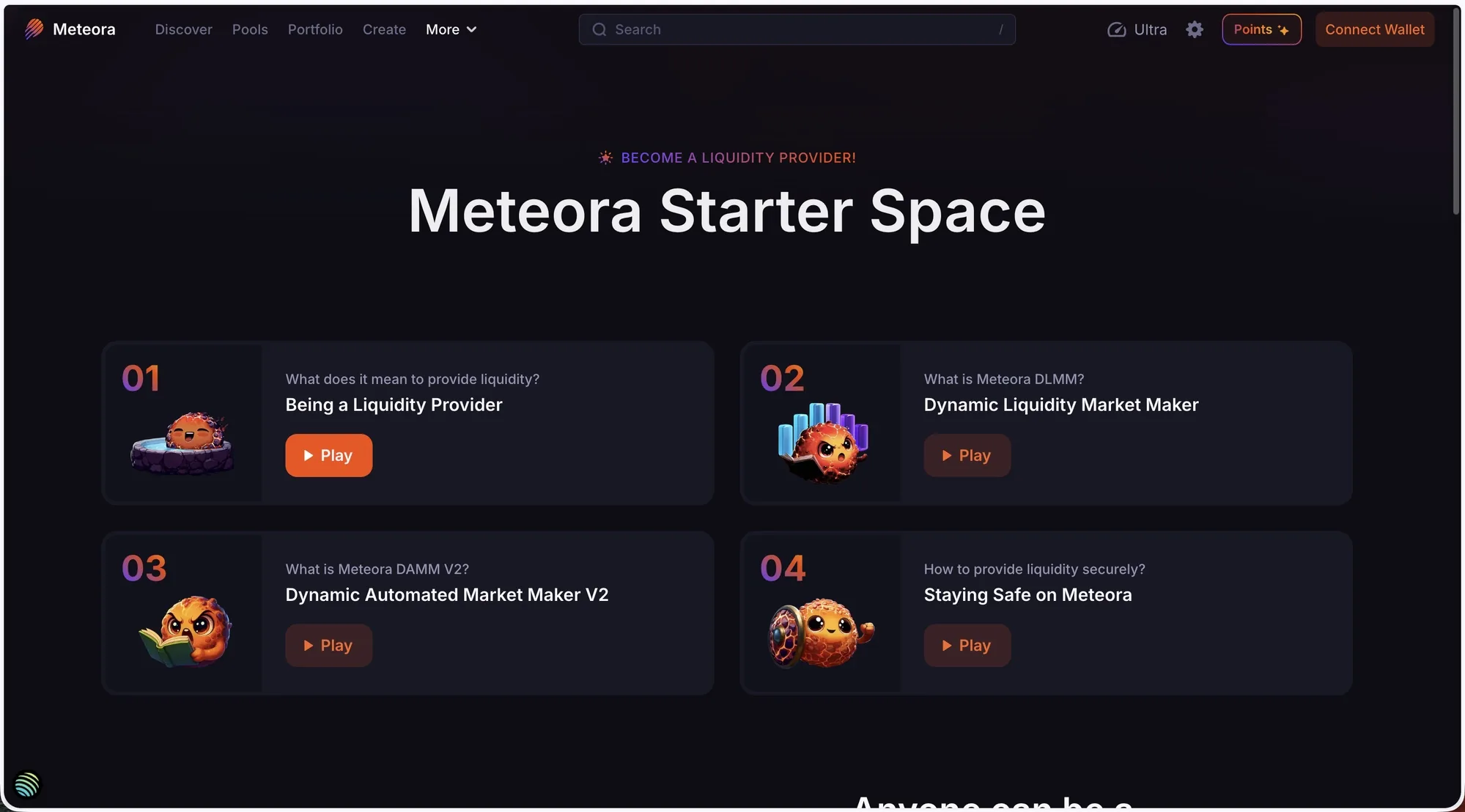 Meteora Starter Space