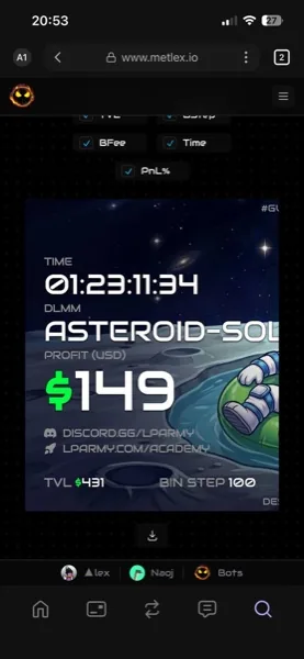 Скриншот закрытой позиции ASTEROID-SOL